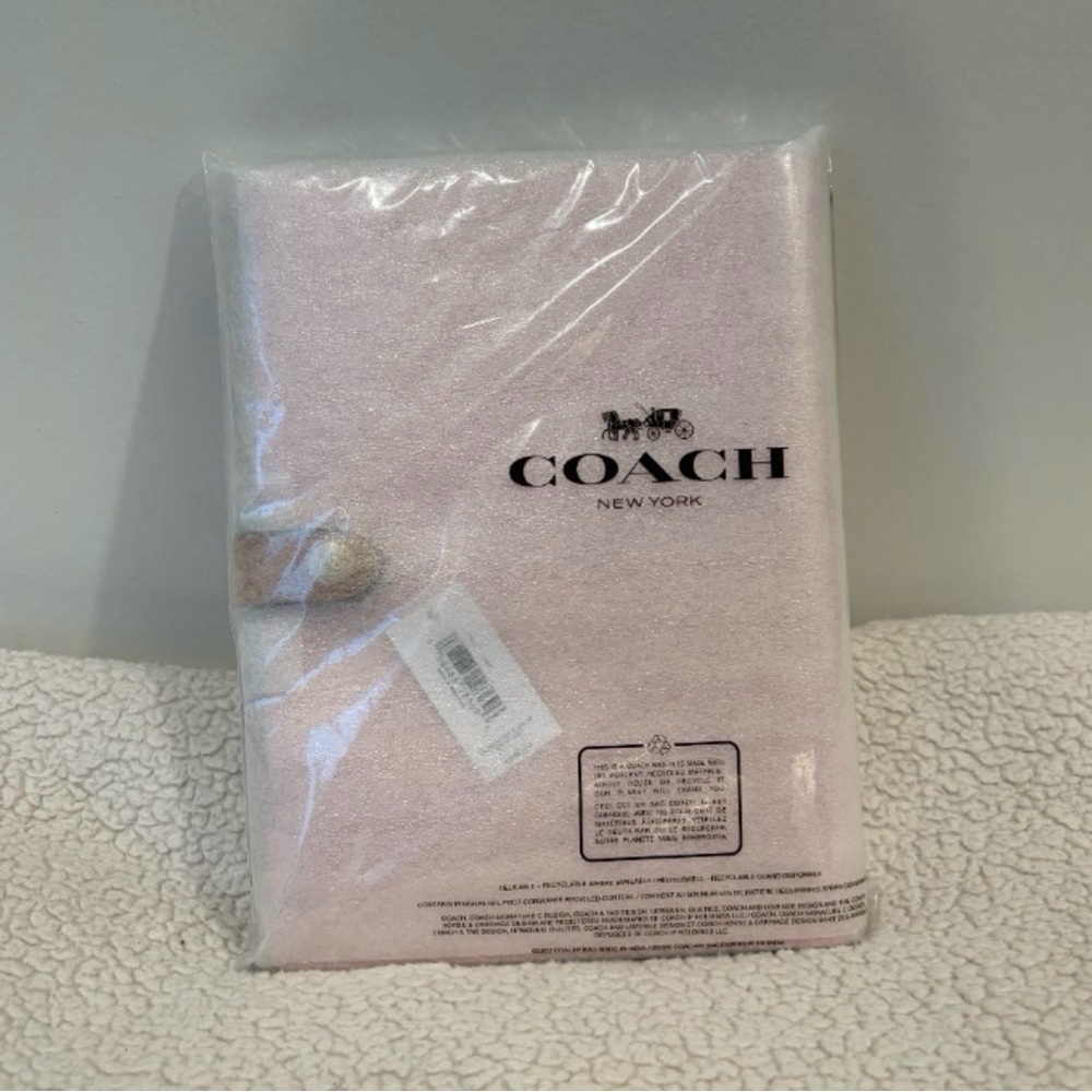 Coach Notebook In Powder Pink 2026
